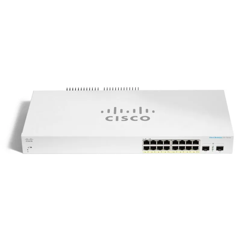 16-Port GE PoE Smart Switch CISCO CBS220-16P-2G-EU
